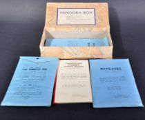 EARLY 20TH CENTURY 1920'S PANDORA BOX OF GAMES