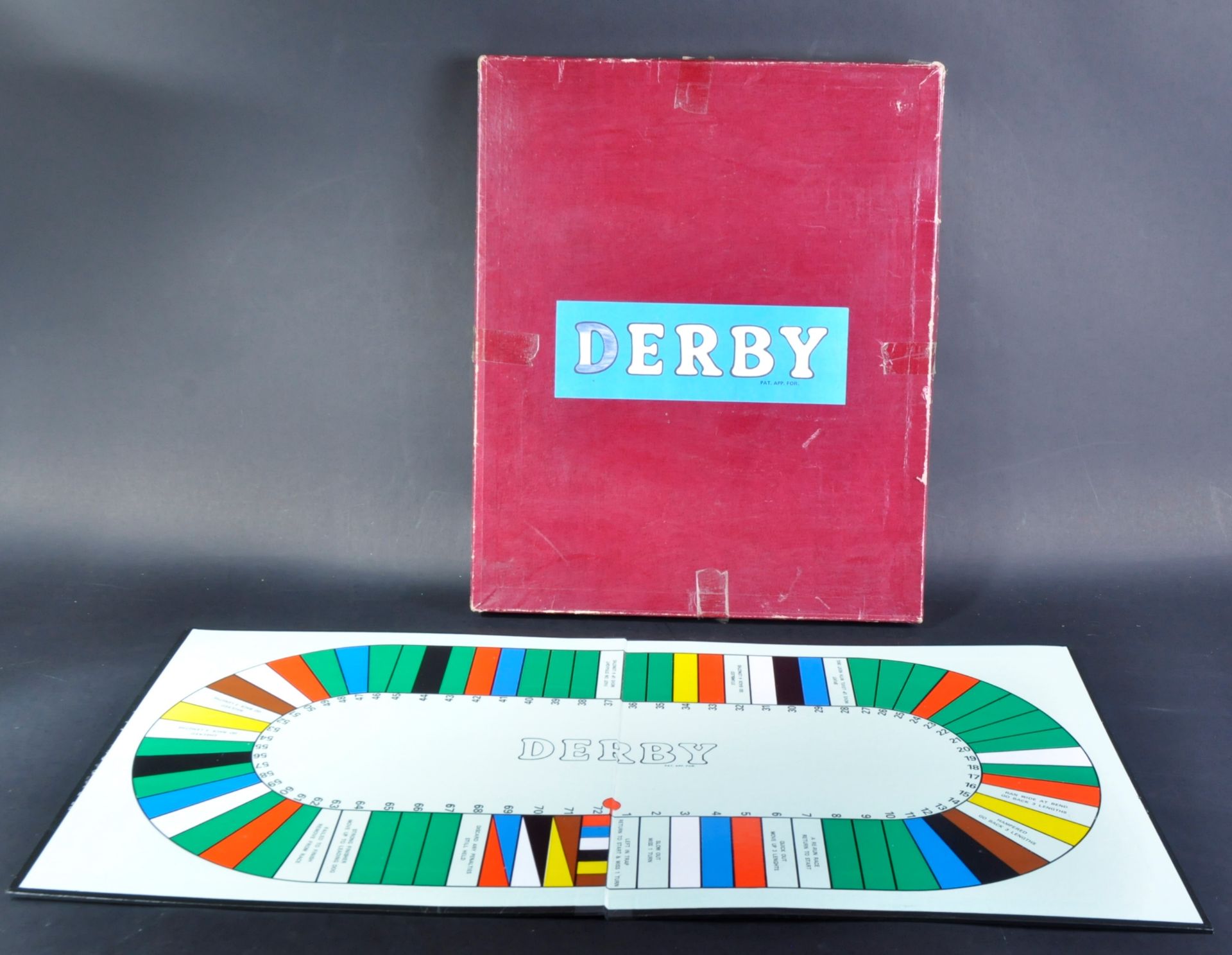 VINTAGE DERBY GREYHOUND RACING BOARD GAME