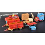 COLLECTION OF VINTAGE CORGI TOYS CHIPPERFIELD CIRCUS VEHICLES