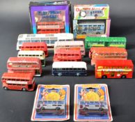 COLLECTION OF ASSORTED VINTAGE DIECAST MODEL BUSES