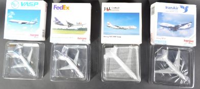 COLLECTION OF GERMAN HERPA WINGS SCALE MODEL AIRCRAFTS