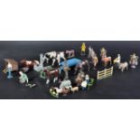 COLLECTION OF ASSORTED LEAD TOY FARM ANIMALS