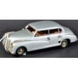 VINTAGE GERMAN MADE TINPLATE CLOCKWORK MERCEDES SALOON CAR