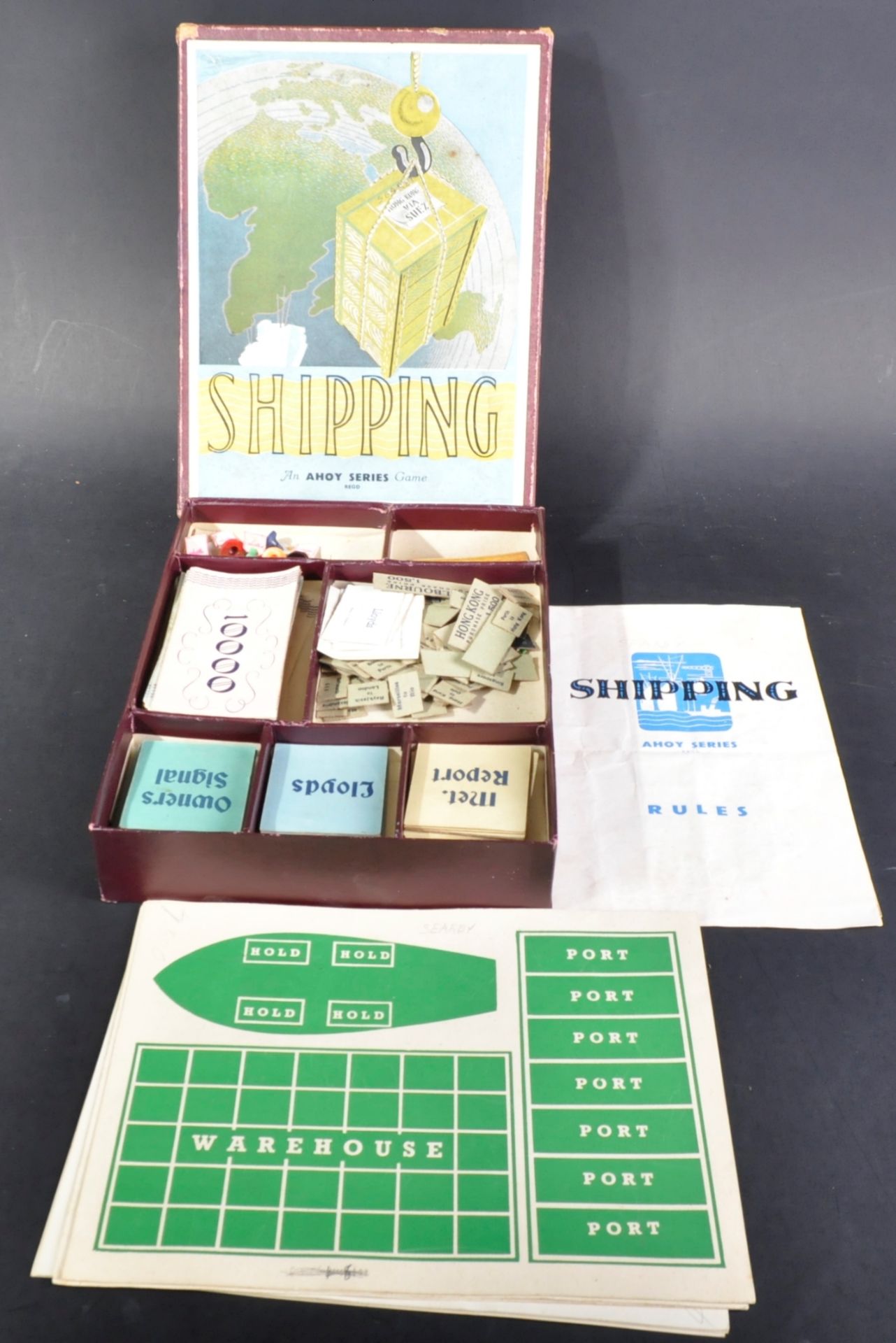 VINTAGE AHOY SERIES SHIPPING BOARD GAME - Image 2 of 6