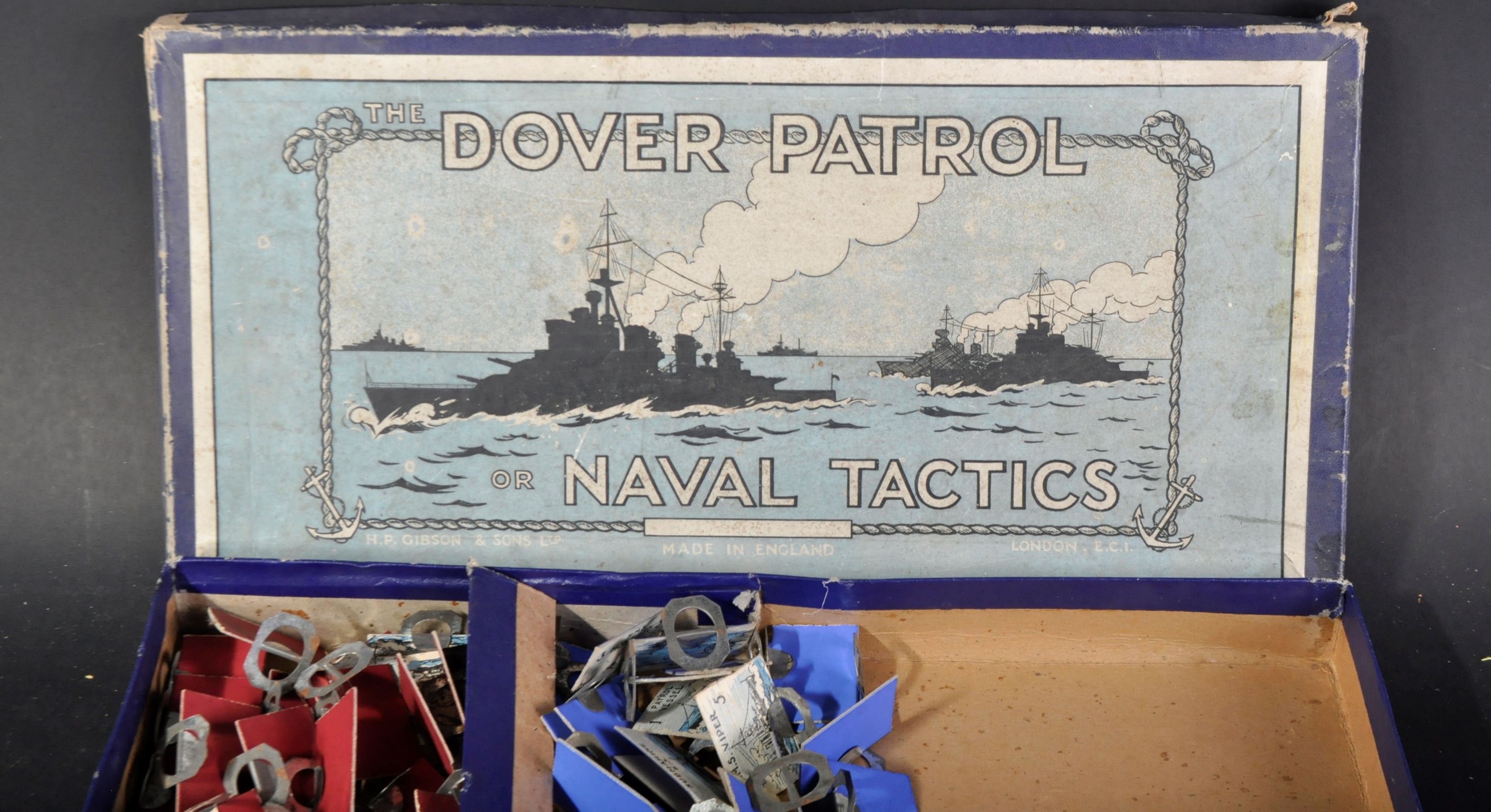 VINTAGE WWII SECOND WORLD WAR PERIOD NAVAL TACTICS BOARD GAME - Image 4 of 4
