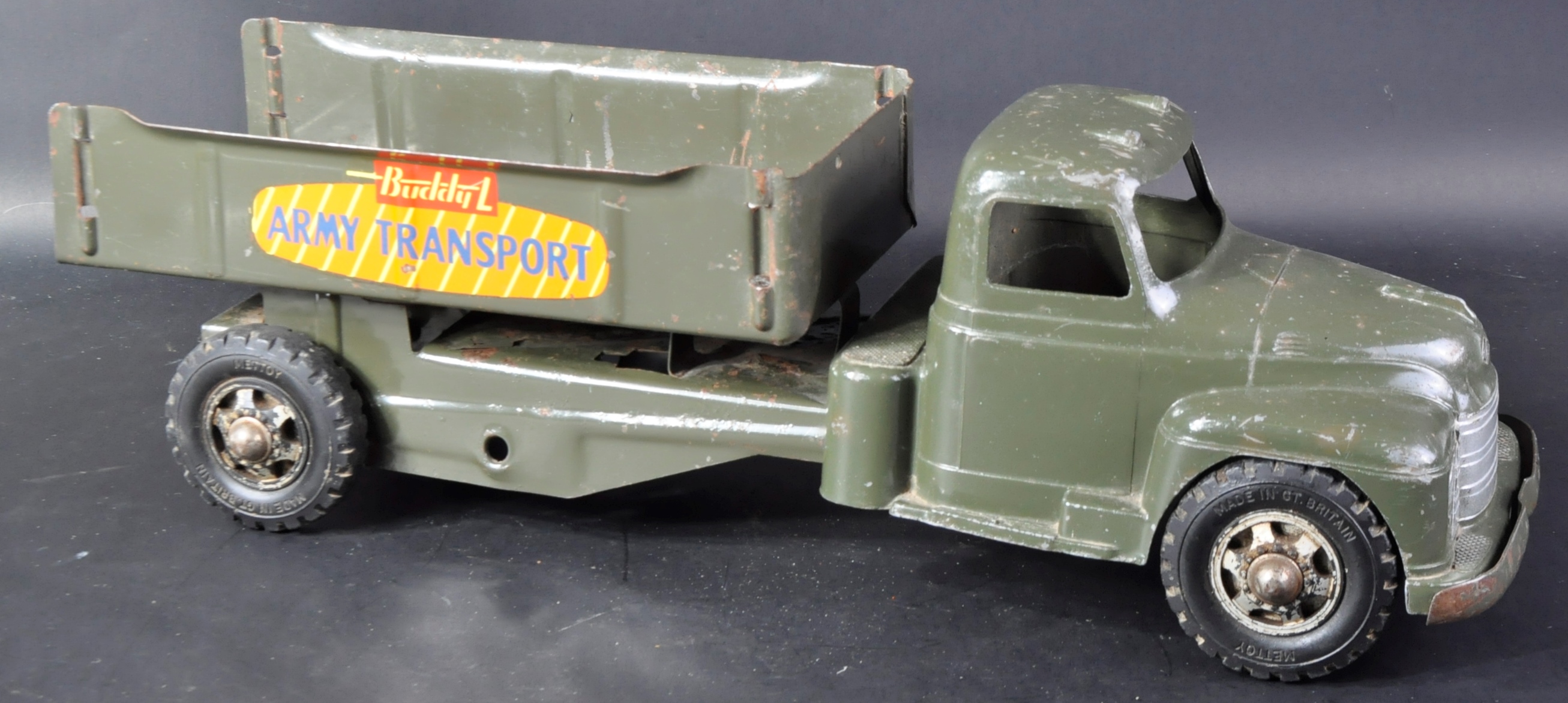 VINTAGE ' BUDDY L ' AMERICAN ARMY TRANSPORT TRUCK - Image 6 of 6