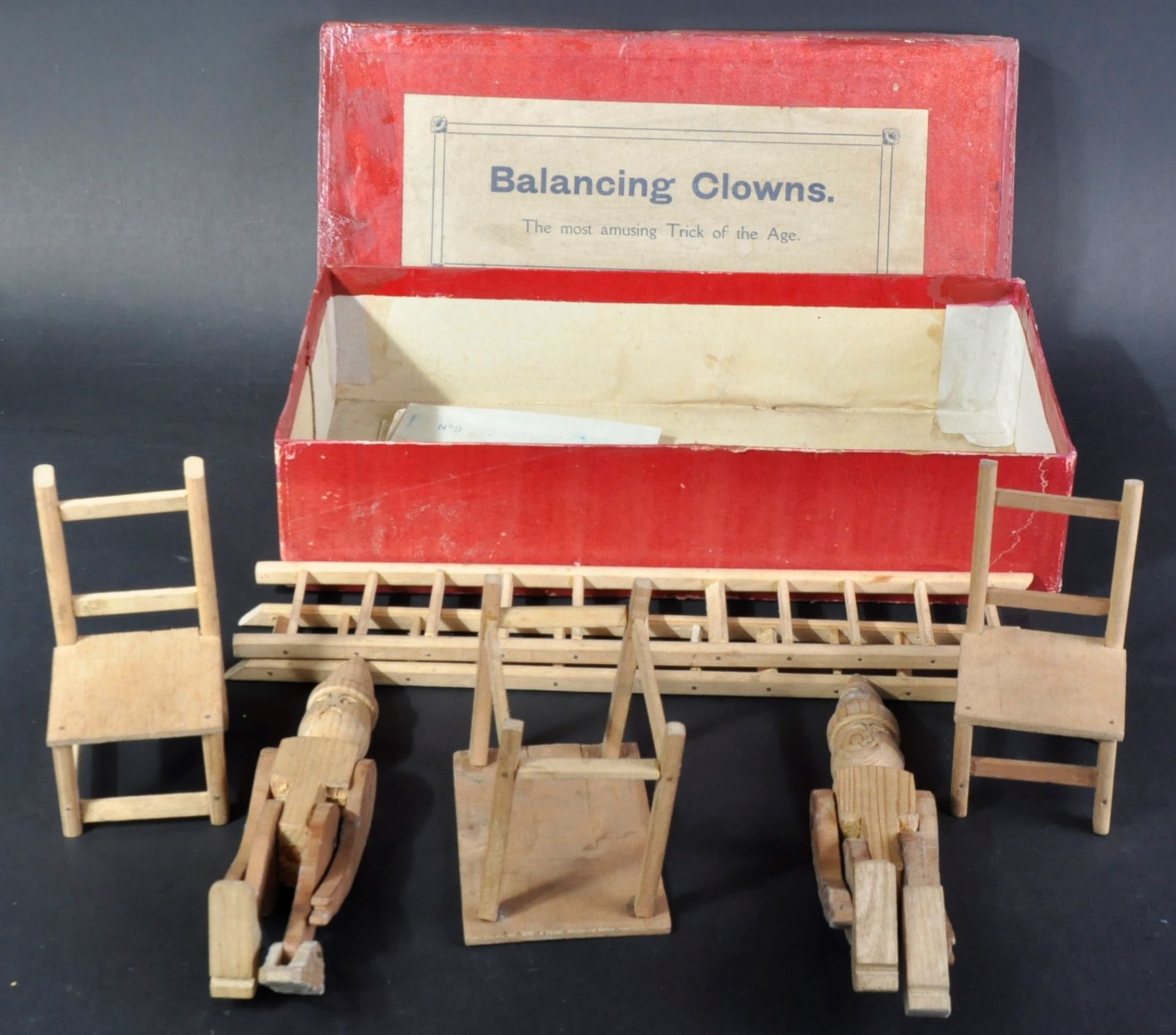 19TH CENTURY VICTORIAN BALANCING CLOWN GAME