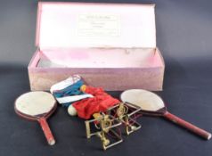 LATE 19TH CENTURY J JAQUES TABLE TOP PING PONG GAME