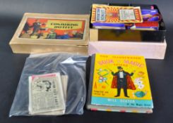 COLLECTION OF VINTAGE MAGIC TRICKS AND CONJURING SET