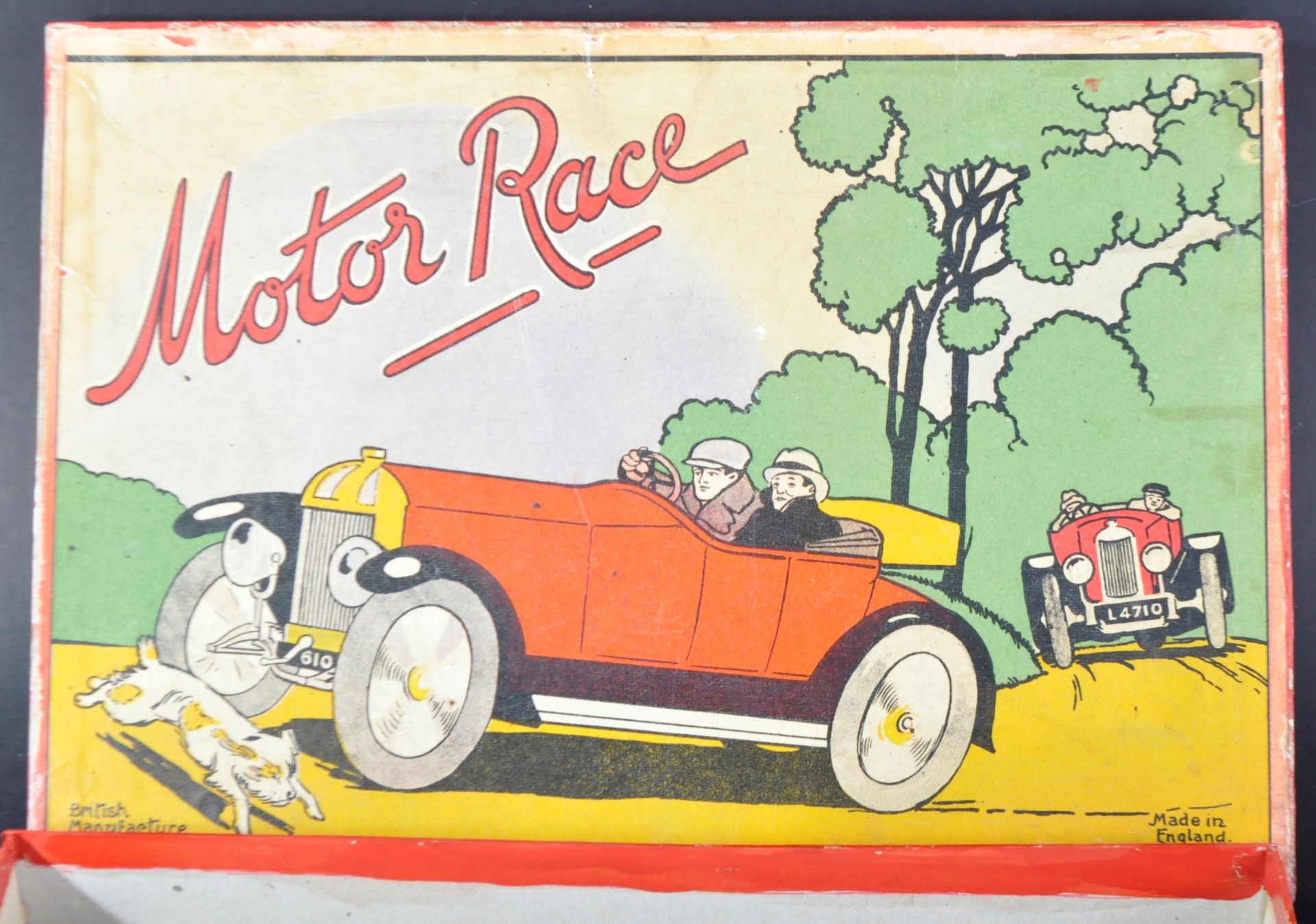 EARLY 20TH CENTURY BRITISH MADE MOTOR RACING BOARD GAME - Image 4 of 4