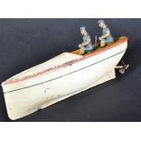 EARLY 20TH CENTURY CLOCKWORK MODEL BOAT