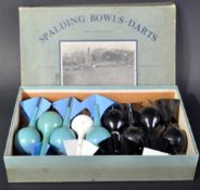 EARLY 20TH CENTURY SPALDING BOWLS AND DARTS GAME