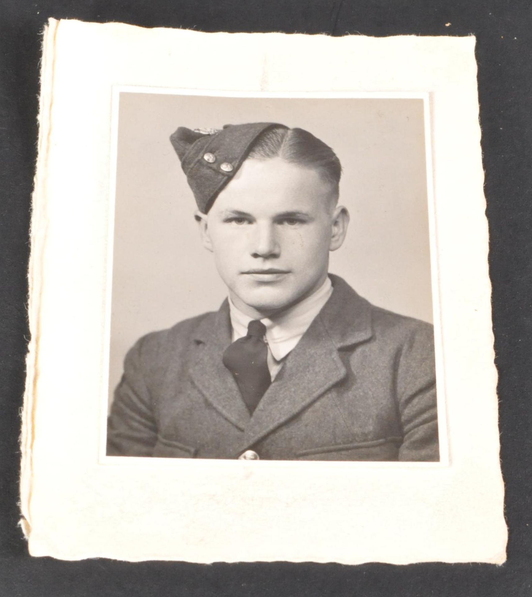 WWII SECOND WORLD WAR RAF BRODIE HELMET & PHOTOGRAPHS - Image 3 of 8