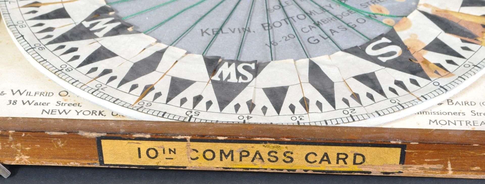 EARLY 20TH CENTURY KELVIN BOTTOMLEY & BAIRD LTD COMPASS - Image 5 of 6