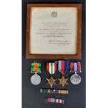 WWII SECOND WORLD WAR MEDAL GROUP TO WING COMMANDER