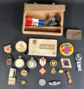 COLLECTION OF ASSORTED WWII & OTHER RELATED MILITARY ITEMS