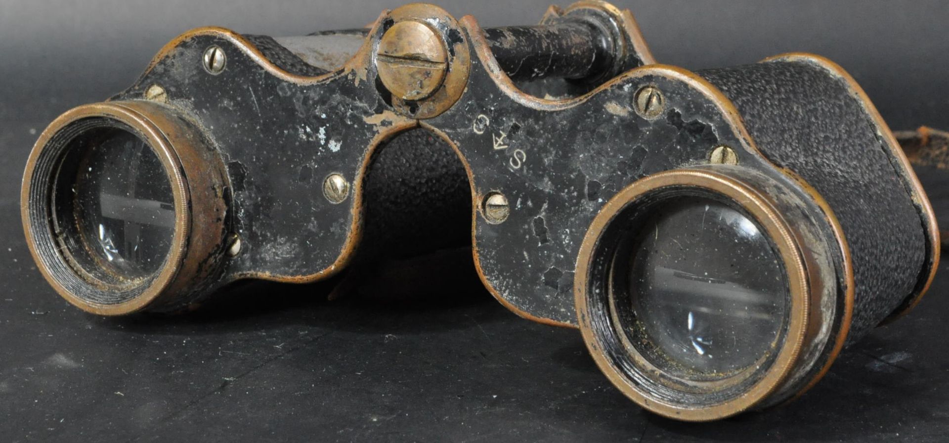 WWI FIRST WORLD WAR - ENGRAVED SHELL & BINOCULARS - Image 3 of 7