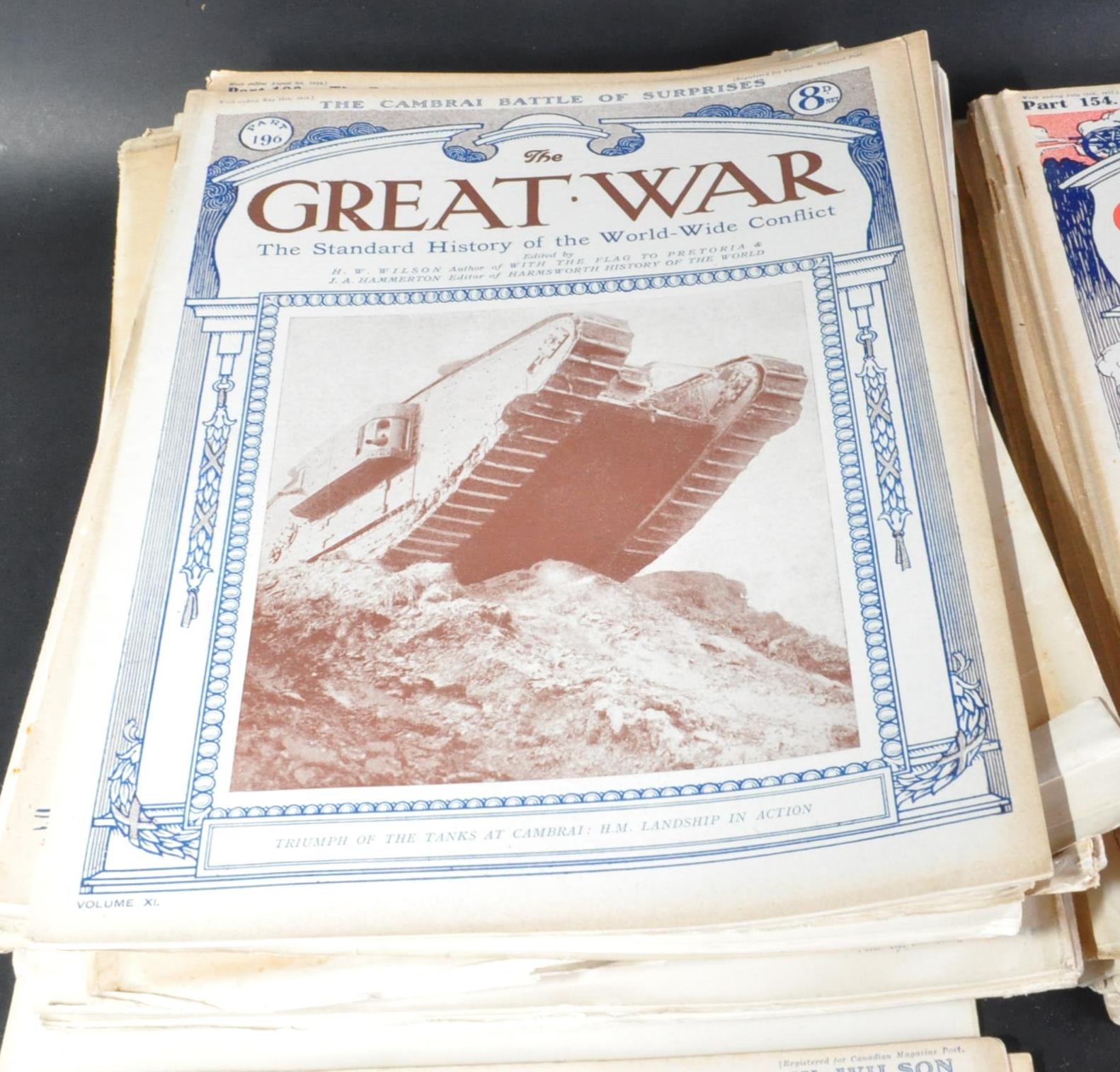 WWI FIRST WORLD WAR ' THE GREAT WAR ' MAGAZINES - Image 7 of 10