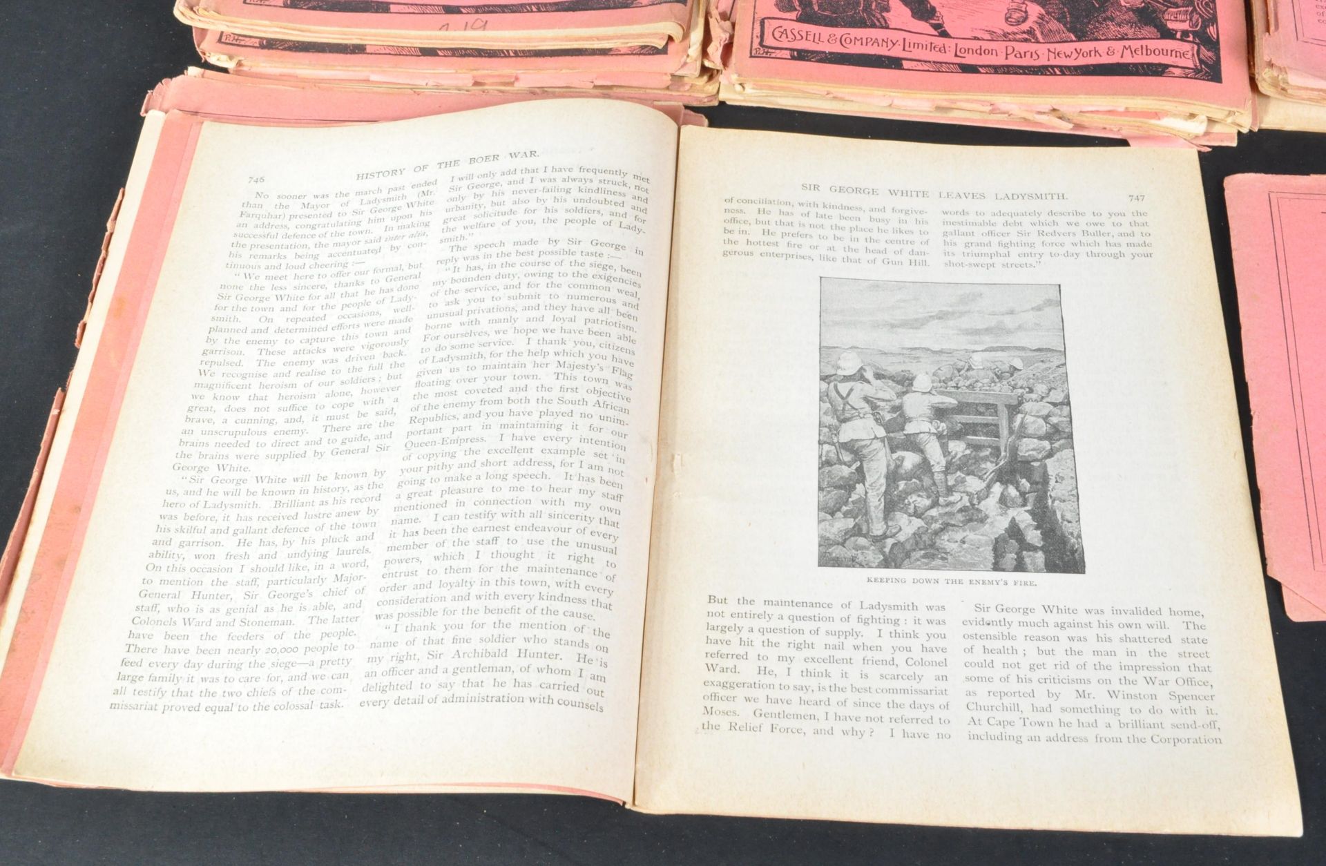 BOER WAR - COLLECTION OF CASSELL'S ILLUSTRATED HISTORY MAGAZINES - Image 7 of 9