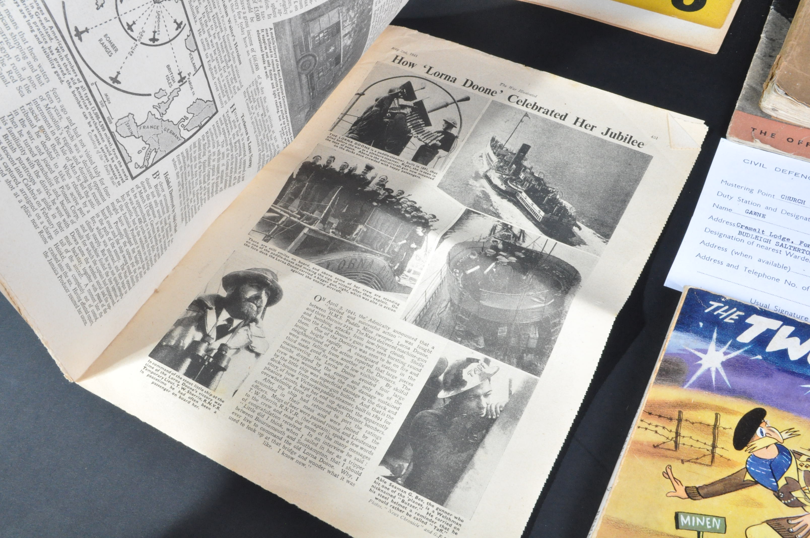 WWI & WWII WAR RELATED EPHEMERA & PUBLICATIONS - Image 7 of 10