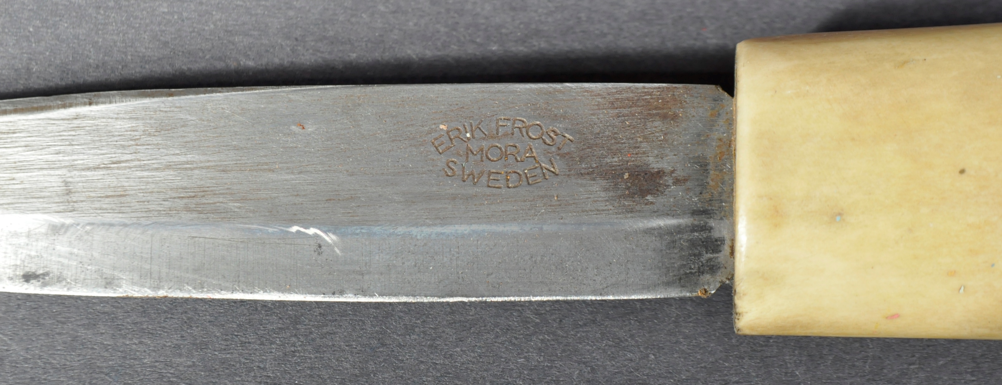 ERIK FROST - MORA - SWEDEN - ANTLER HANDLED DAGGER / KNIFE - Image 4 of 5