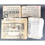 WWII SECOND WORLD WAR & OTHERS - COLLECTION OF NEWSPAPERS