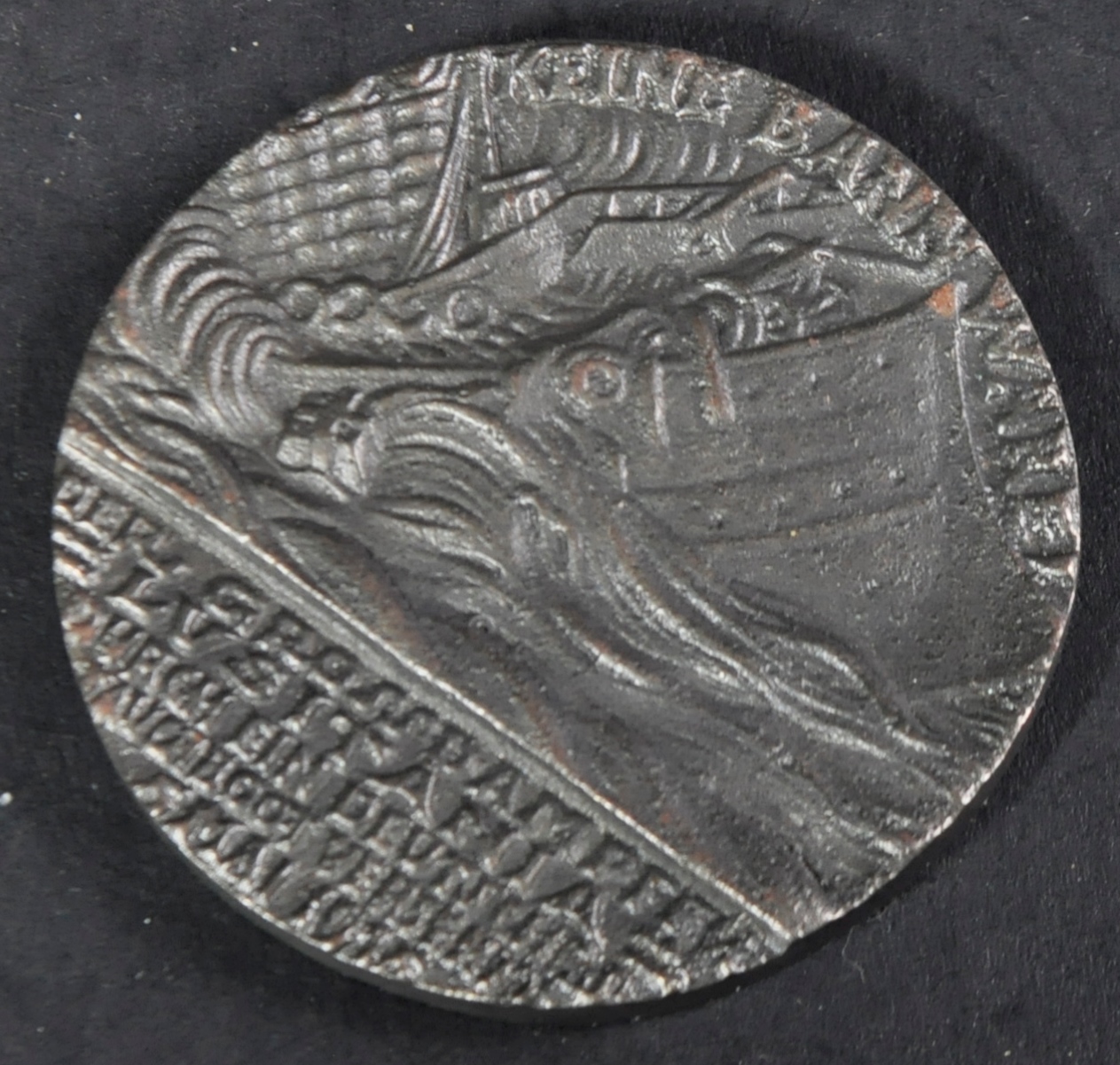 RMS LUSITANIA - WWI FIRST WORLD WAR PERIOD SINKING MEDAL - Image 4 of 4
