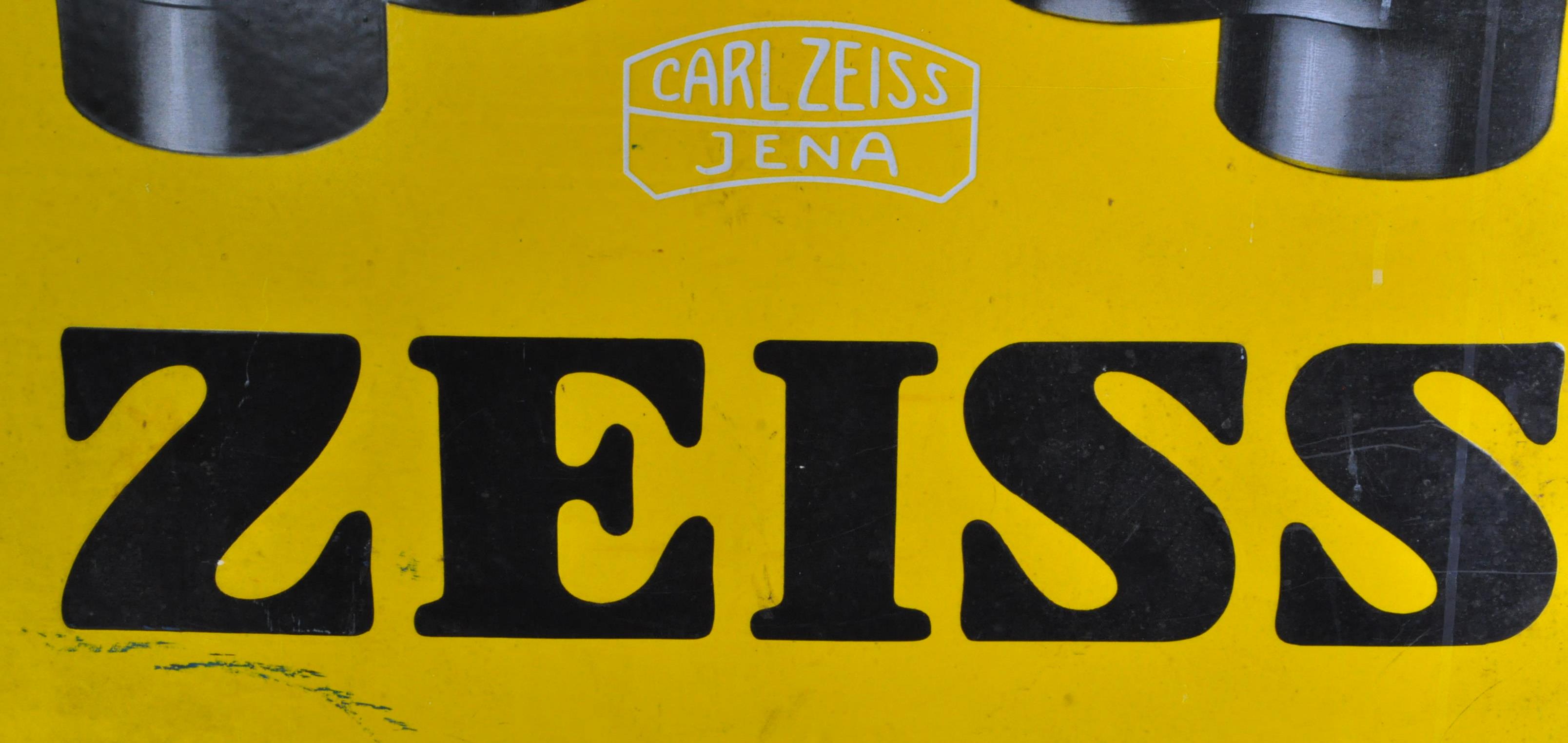 CARL ZEISS - ZEISS - ORIGINAL C1930S ENAMEL ADVERTISING SIGN - Image 3 of 6