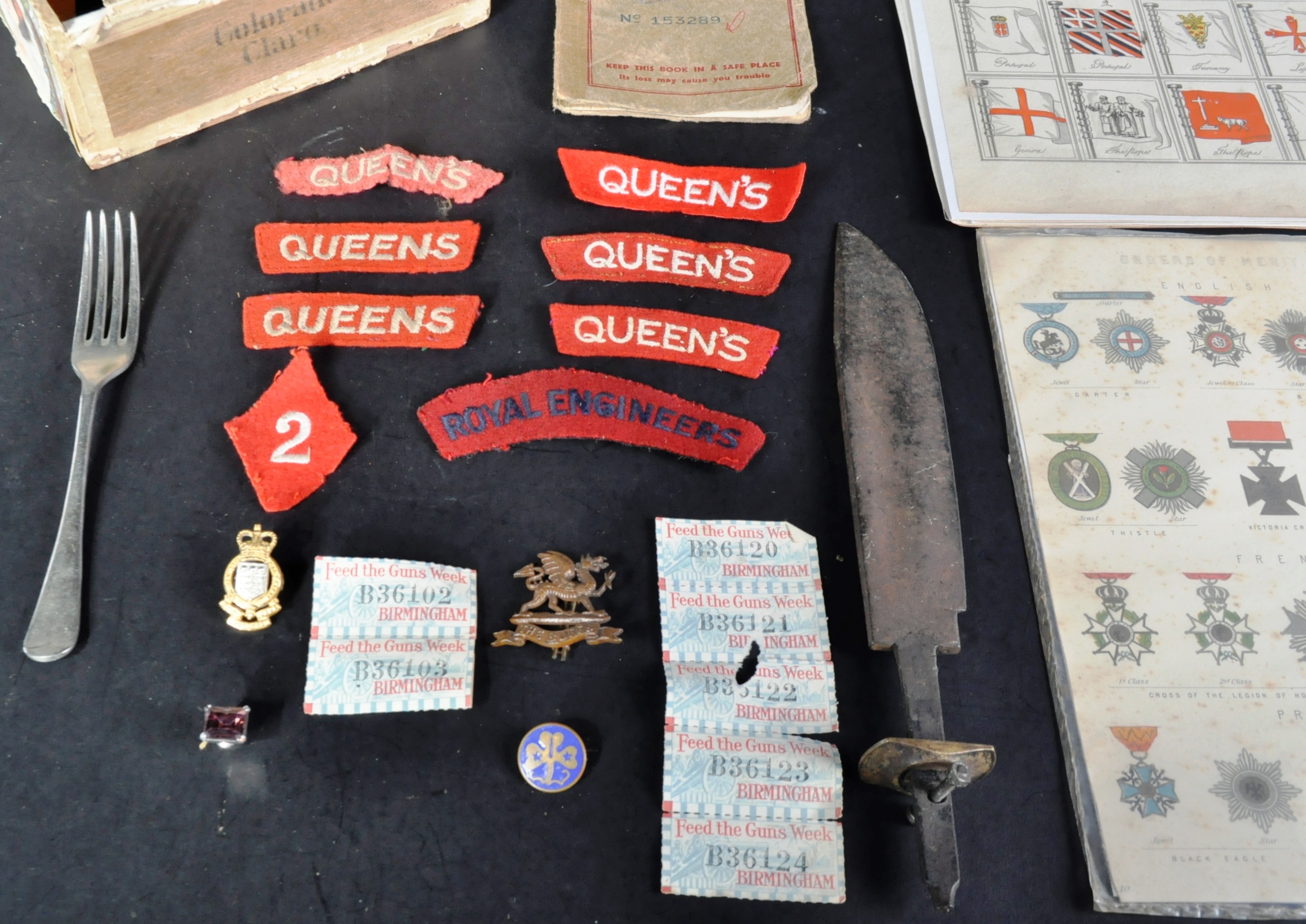 WWII SECOND WORLD WAR RELATED ITEMS - PATCHES & DAGGERS - Image 2 of 5