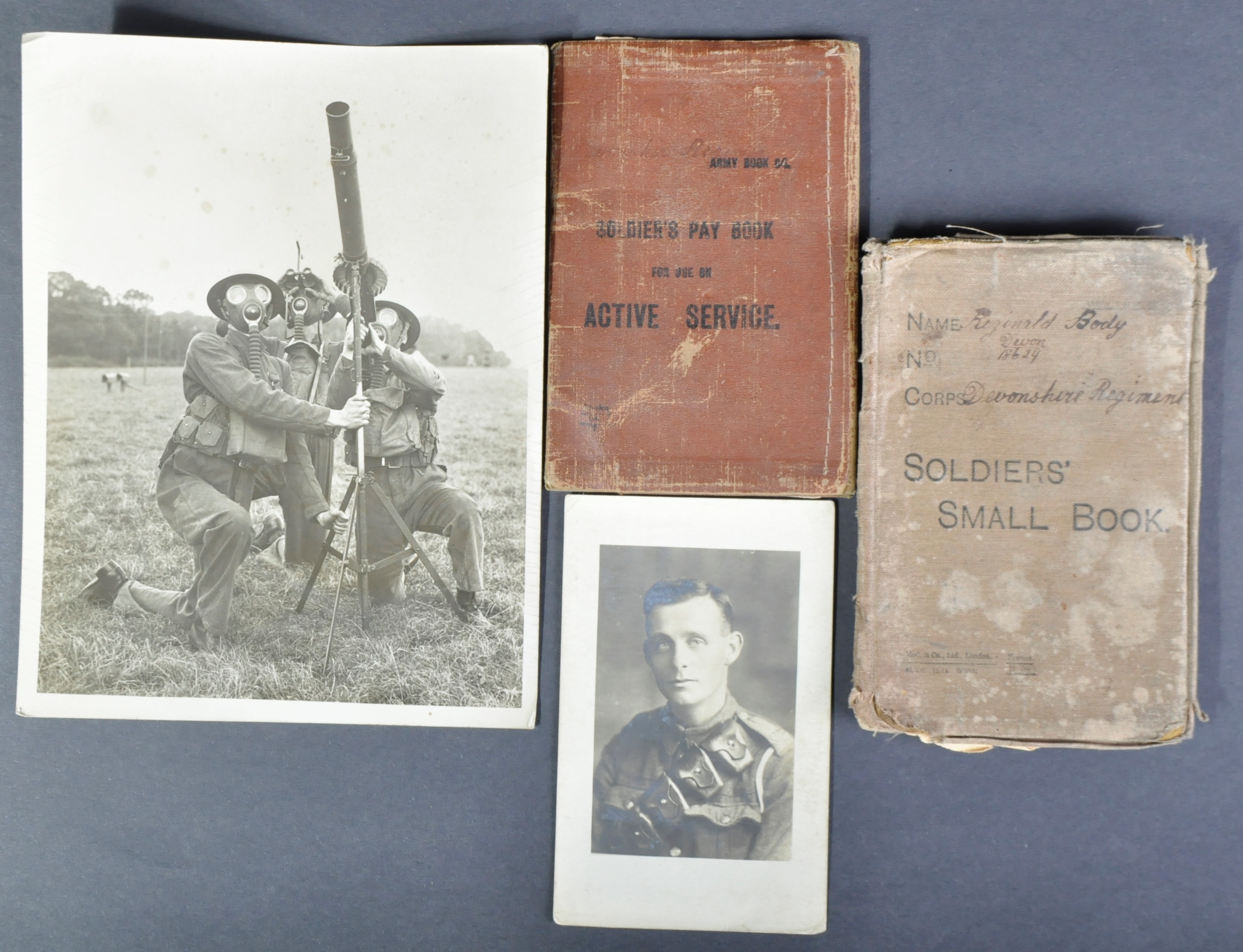 WWI FIRST & WWII SECOND WORLD WAR SOLDIER'S EFFECTS - DEVONSHIRE