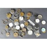 COLLECTION OF ASSORTED POCKET WATCH SPARES / PARTS