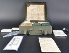 US ARMY MEDICAL DEPARTMENT - ORIGINAL CASED FIRST AID TIN WITH CONTENTS