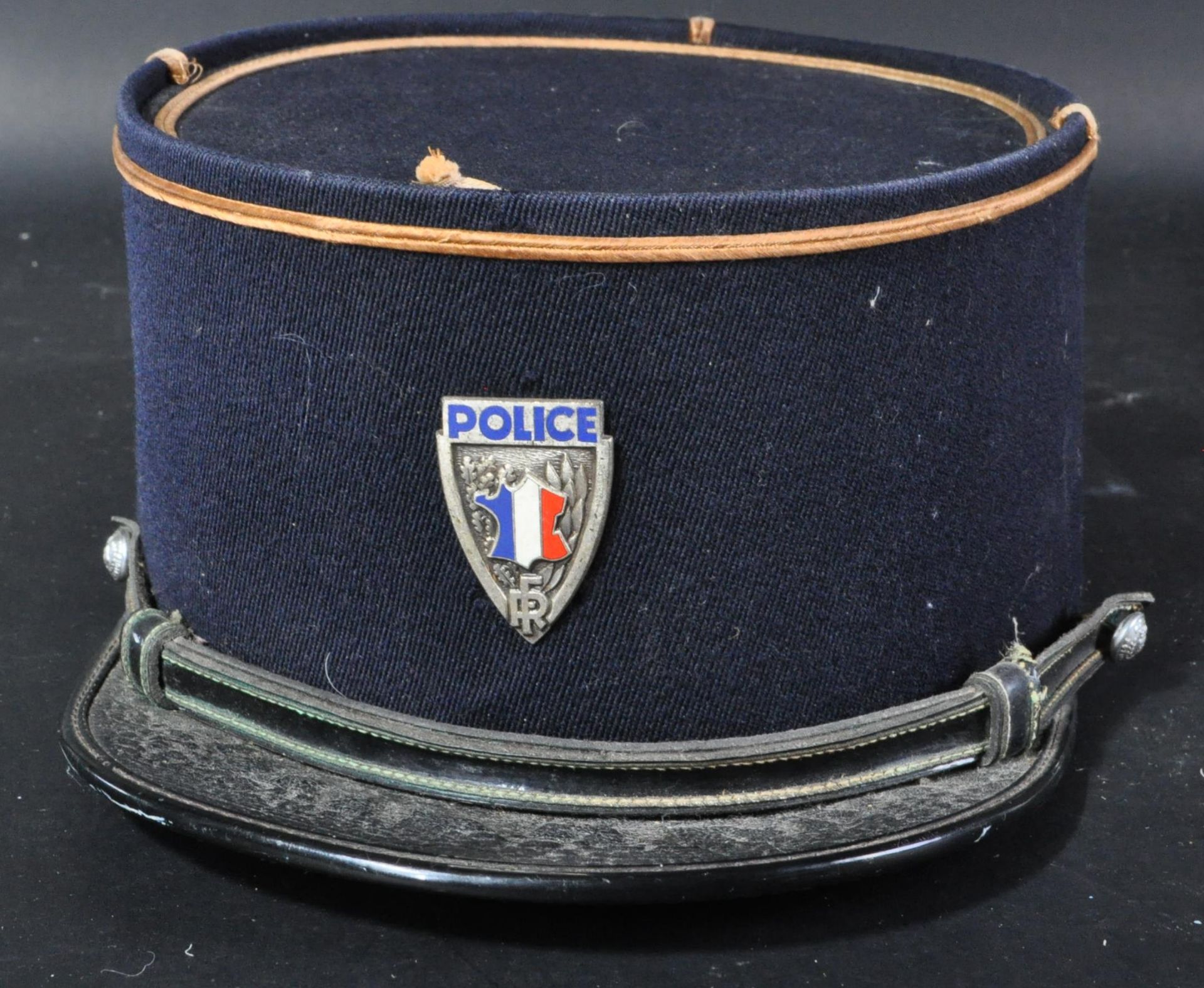 POST-WWII FRENCH POLICE KEPI HELMET & ARTILLERY SHELL POSTER - Image 3 of 5