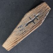 WWII FRENCH RESISTANCE COLLABORATOR'S TYPE WARNING COFFIN