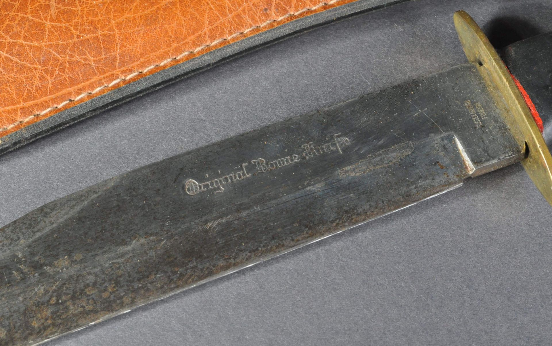 VINTAGE ' ORIGINAL BOWIE KNIFE ' BY SUSSEX ARMOURY - Image 2 of 4