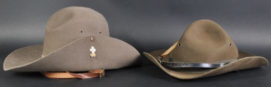 WWII SECOND WORLD WAR 1944 DATED SLOUCH HAT & OTHER