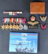 WWII SECOND WORLD WAR BATTLE OF BRITAIN MEDAL GROUP