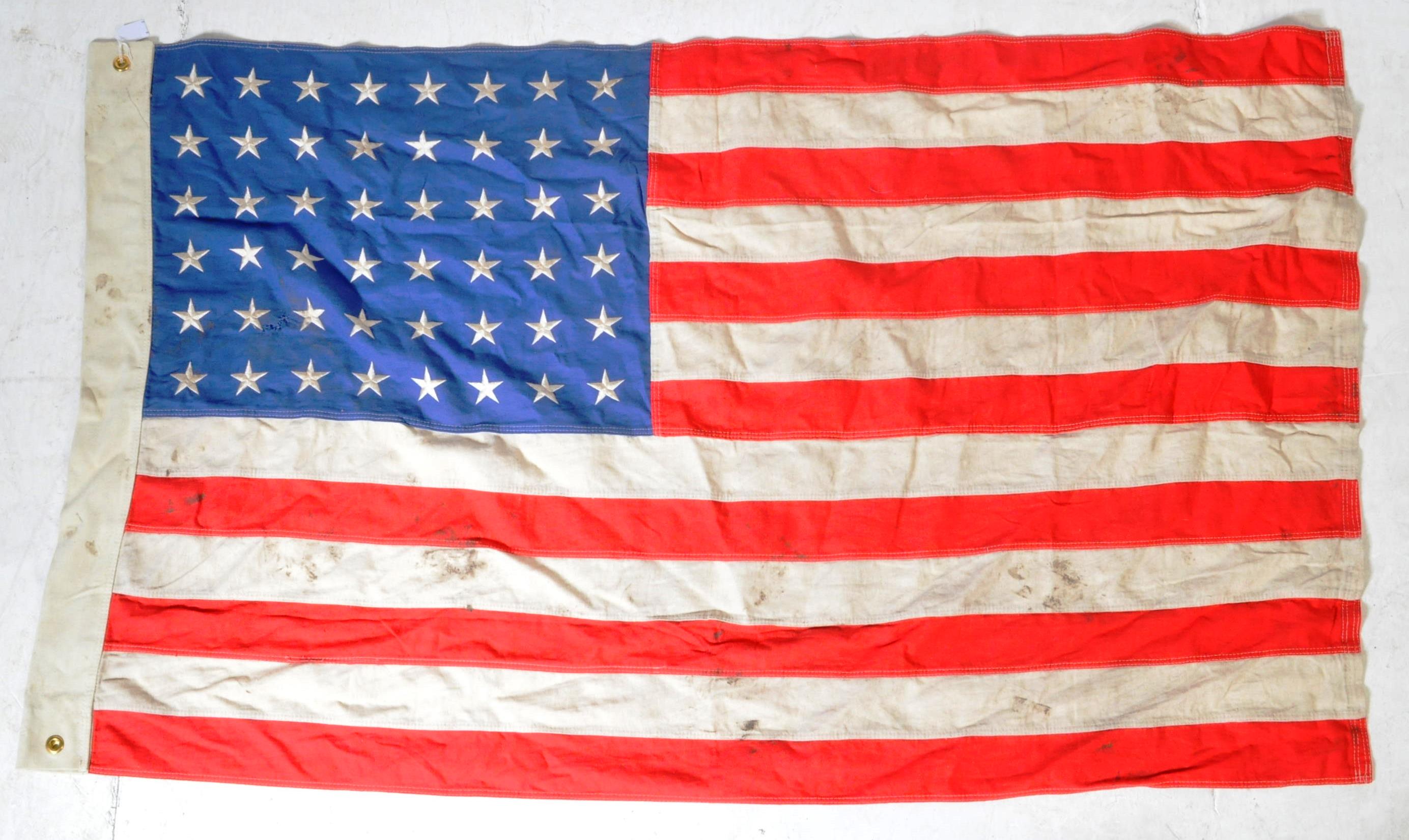 LARGE 20TH CENTURY AMERICAN STARS & STRIPES FLAG