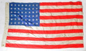 LARGE 20TH CENTURY AMERICAN STARS & STRIPES FLAG