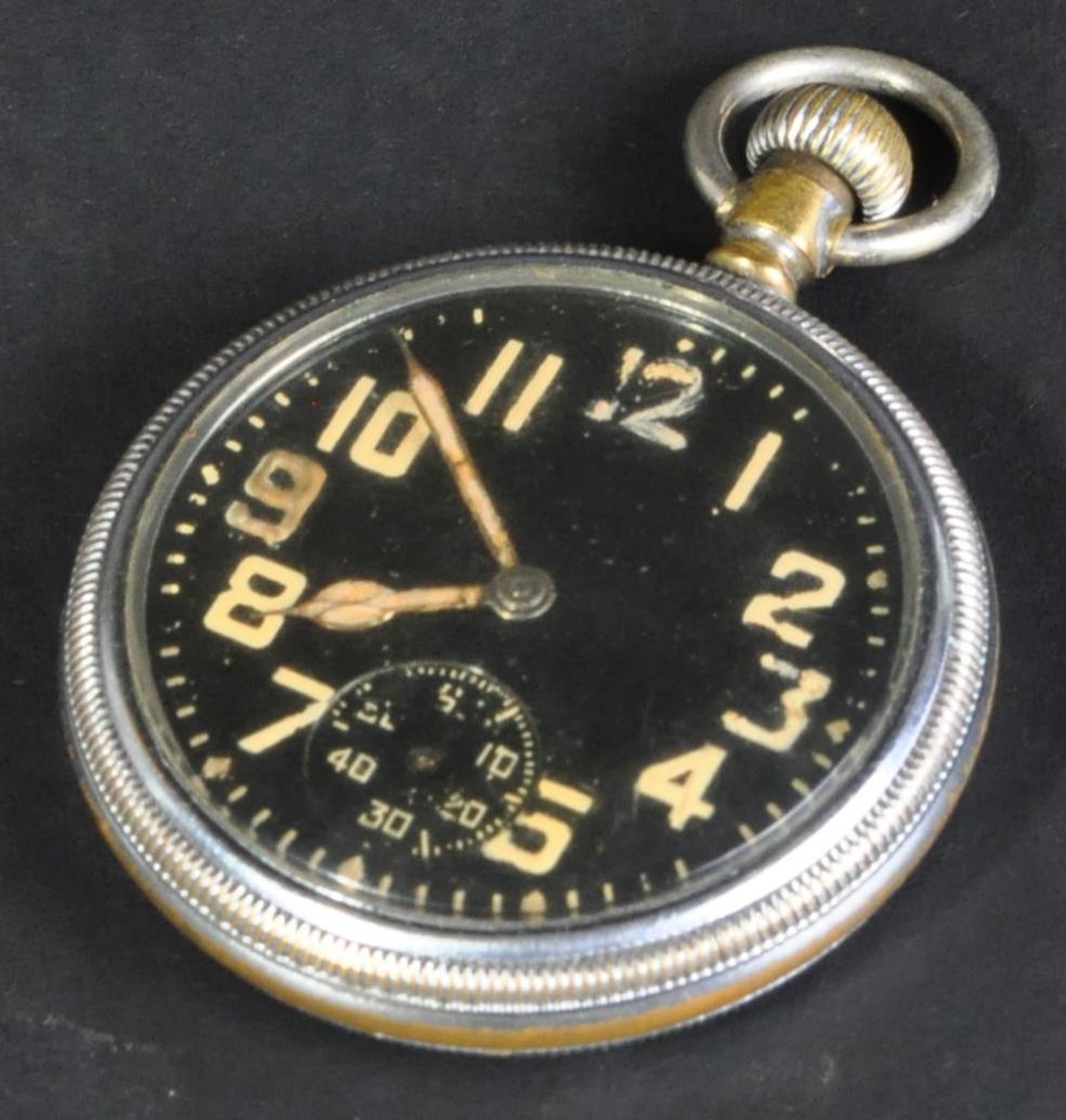 WWII SECOND WORLD WAR GSTP POCKET WATCH & PHOTOGRAPH - Image 3 of 4