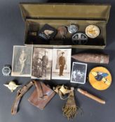 COLLECTION OF ASSORTED WWII SECOND WORLD WAR & OTHER ITEMS