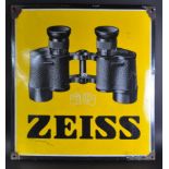 CARL ZEISS - ZEISS - ORIGINAL C1930S ENAMEL ADVERTISING SIGN