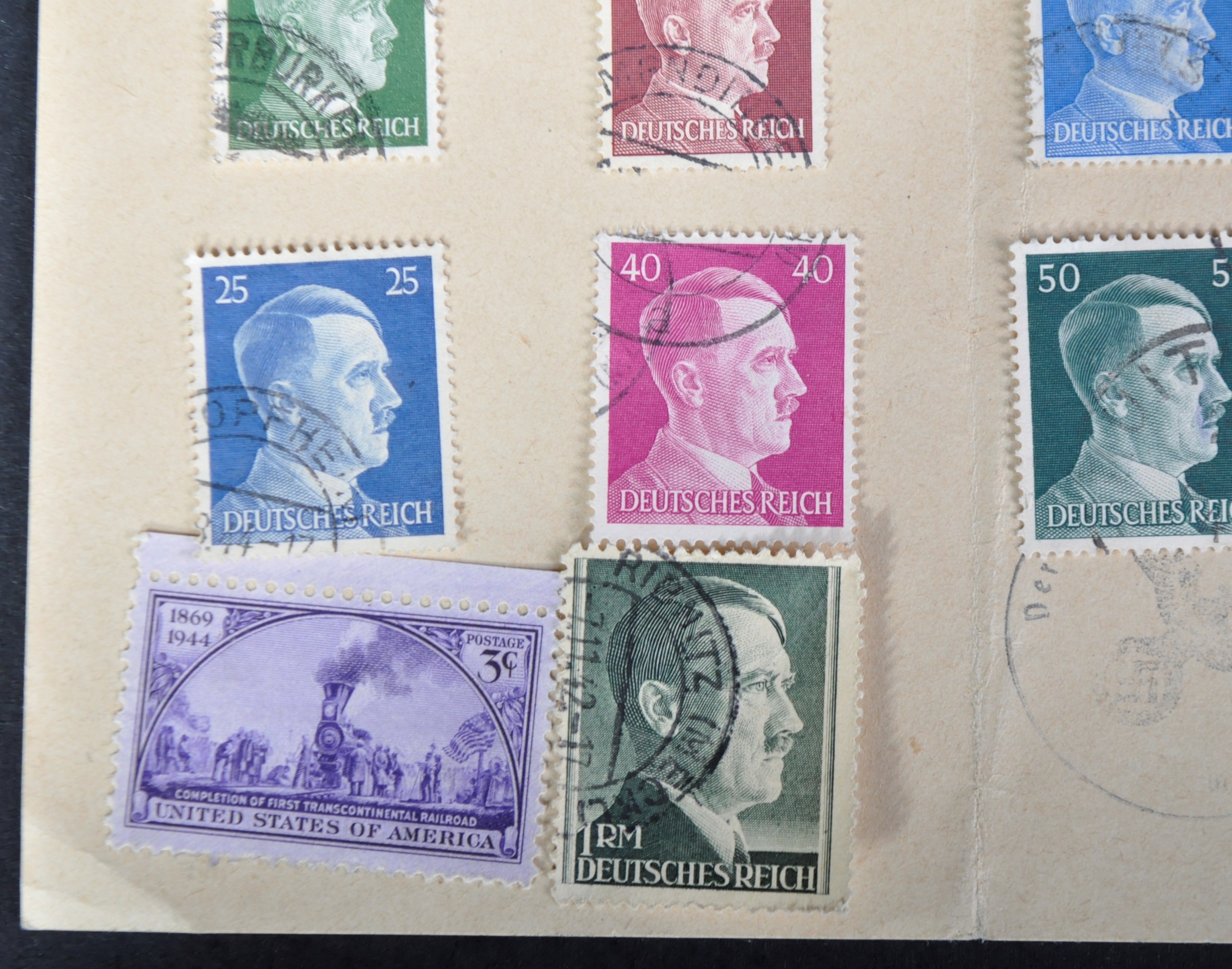 COLLECTION OF PRE-WWII ADOLF HITLER THIRD REICH STAMPS - Image 2 of 3