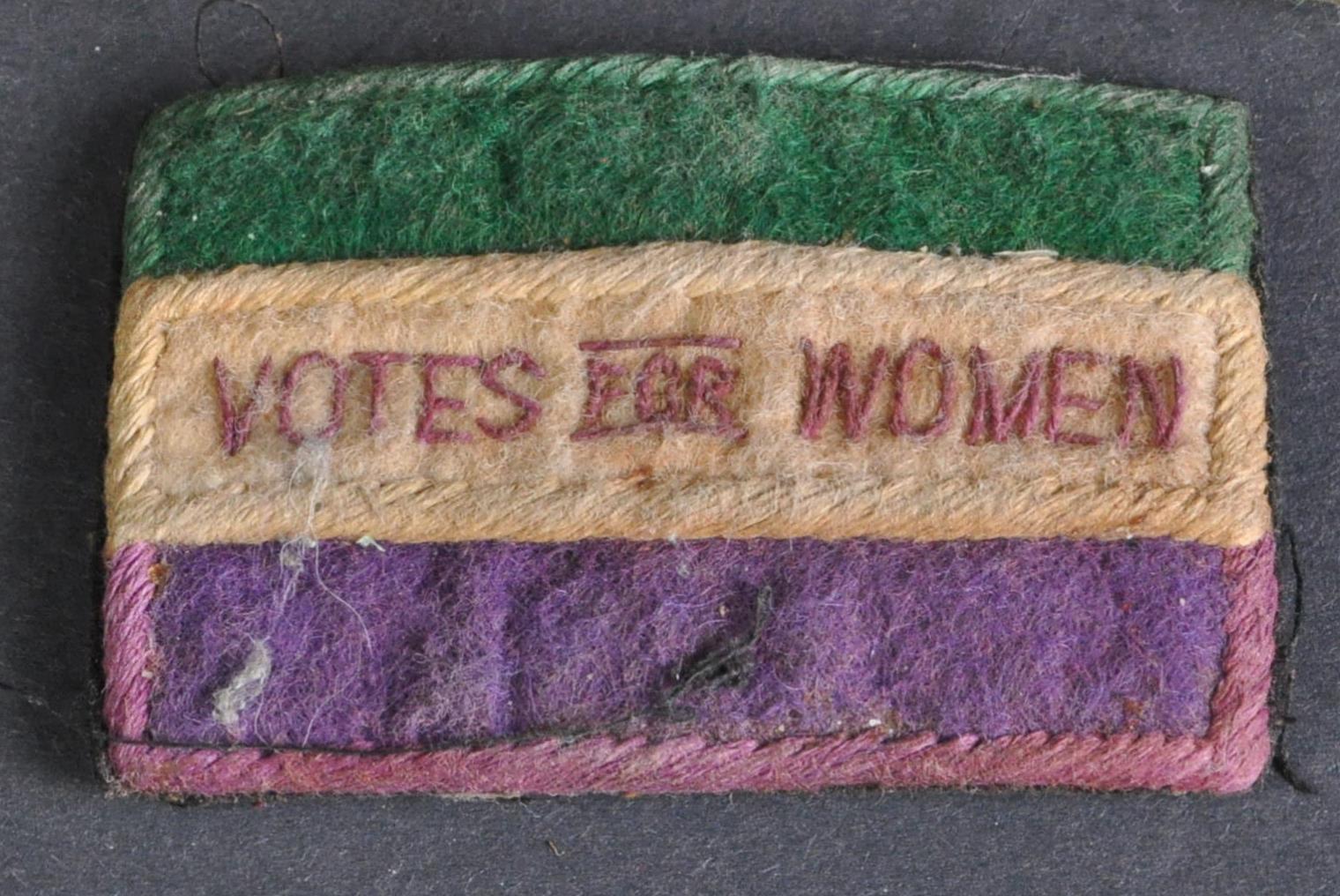 SUFFRAGETTE INTEREST - COLLECTION OF CLOTH PATCHES - Image 4 of 4