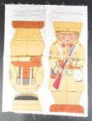 WWI FIRST WORLD WAR 1915 DATED RAG DOLL UNUSED FABRIC SHEETS