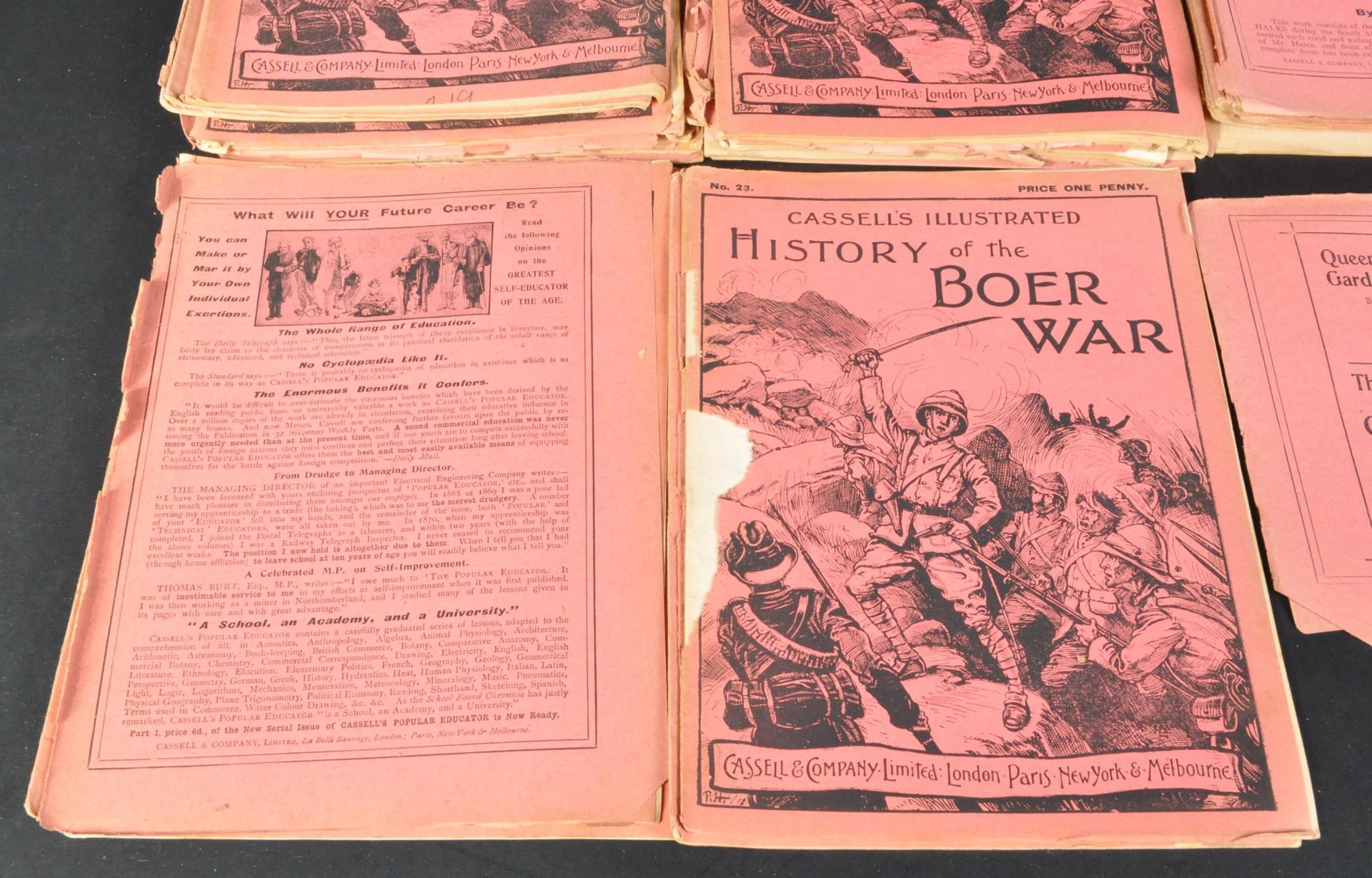 BOER WAR - COLLECTION OF CASSELL'S ILLUSTRATED HISTORY MAGAZINES - Image 2 of 9