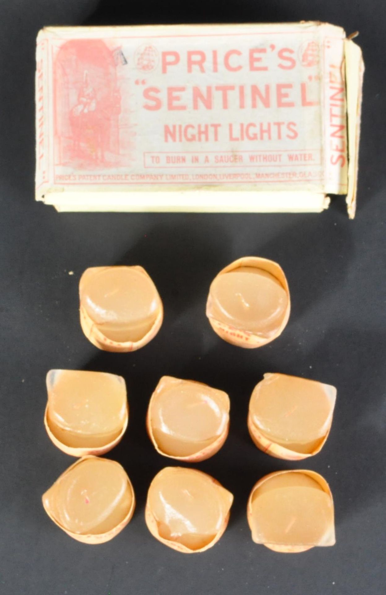 WWI FIRST WORLD WAR PERIOD UNUSED ' PRICE'S SENTINEL ' CANDLES