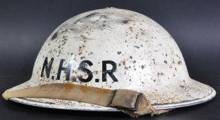 WWII SECOND WORLD WAR NATIONAL HOSPITAL SERVICE RESERVE BRODIE HELMET