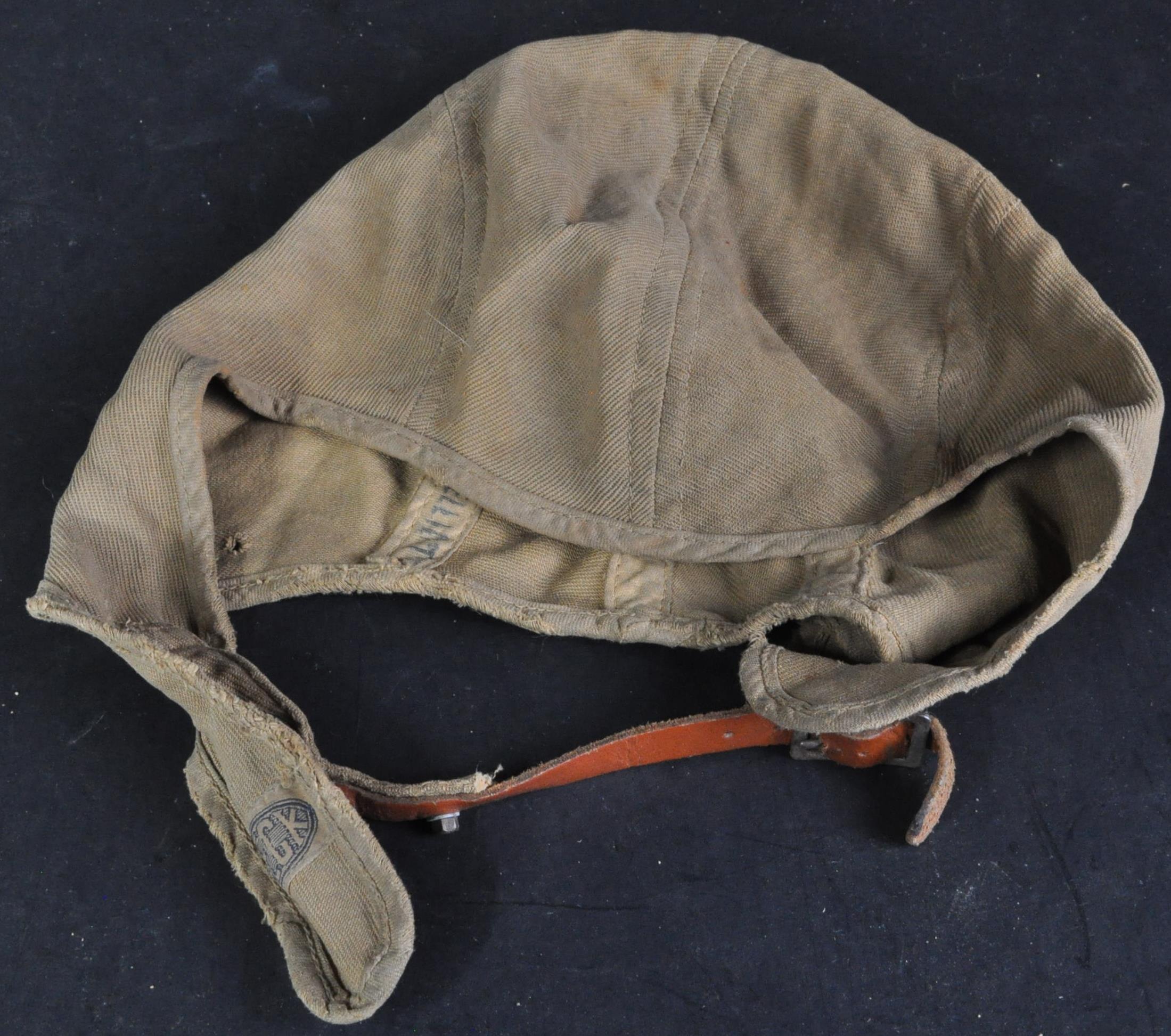 WWI FIRST WORLD WAR RFC FLYING CORPS HELMET & GOGGLES - Image 6 of 10