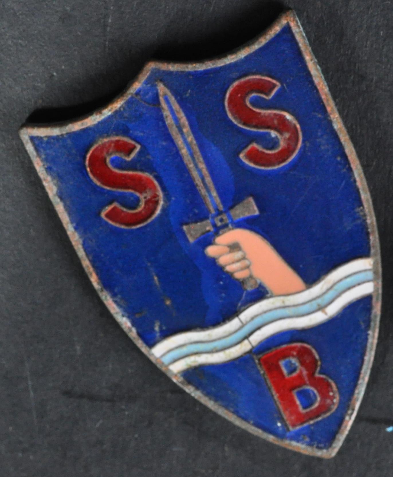 WWII SECOND WORLD WAR INTEREST - SBS SPECIAL BOAT SERVICE BADGE